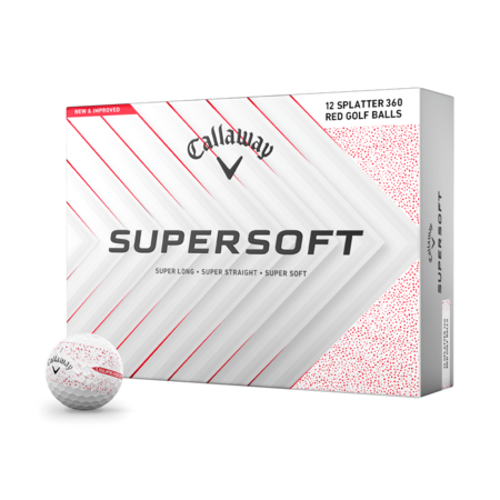 Callaway Supersoft Splatter 360 Golf Balls