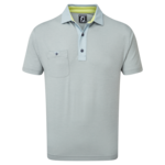 FootJoy Heather Pique with Prinstripe Trim